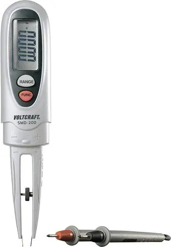 VOLTCRAFT SMD-200 Hand-Multimeter - Elektrische Messgeräte, digitales Multimeter mit 6000 Counts, ideal für präzise Widerstands-, Kondensator- und Diodenmessungen bis CAT III 600 V.
