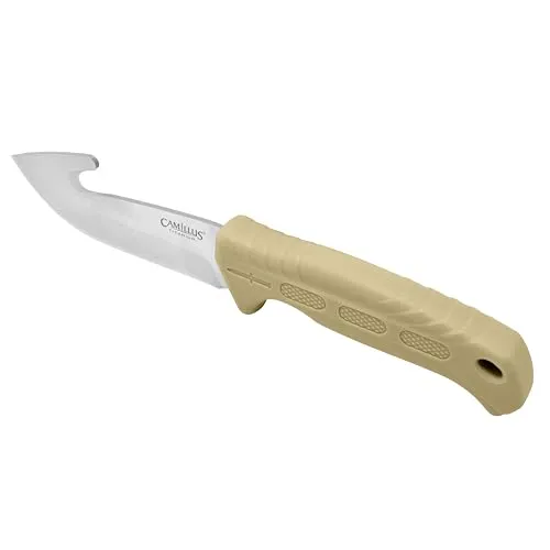 Camillus Roto Darmhakenmesser mit fester Klinge, 24,1 cm, Hellbraun
