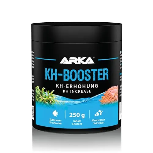 KH-Booster Aquarium – ARKA 250 g – Pulver zur Erhöhung der Karbonathärte in Süß- & Meerwasseraquarien – stabilisiert pH-Werte, schützt Biofilter & unterstützt Nitrifikation – klare Wasserwerte