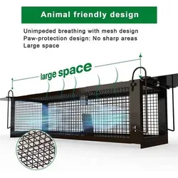 RatzFatz 2MTBSL60 - 2x Premium Lebendfalle Doppelpackung Groß, tierfreundlich und hygienisch, ideal für alle Kleintiere