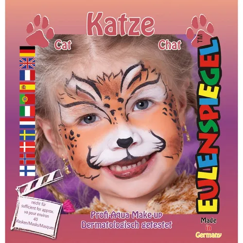 Eulenspiegel 3221 sonst. Stifte Schmink Motiv Set Katze
