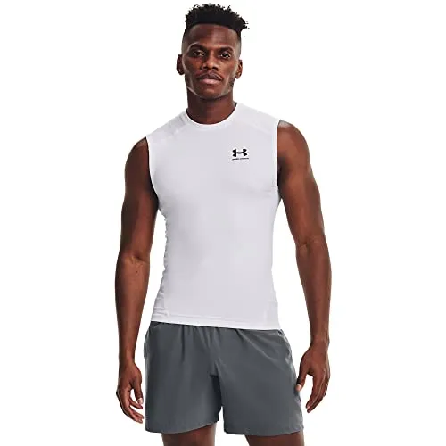 Under Armour Herren UA HG Armour Comp SL Shirt - Tanks & Tops, atmungsaktives Kompressions-Tank Top aus leichtem HeatGear-Stoff für schnelles Trocknen und optimale Bewegungsfreiheit beim Training.