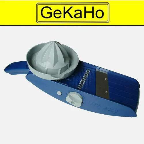 Gemüsehobel TNS 3000 Küchenhobel Gemüseschneider Krauthobel Obsthobel blau