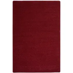 Snapstyle Hochflor Teppich Weinrot, 80x160 cm - Weicher Velours Teppich in Weinrot, ideal für alle Wohnbereiche. Verleiht jedem Raum ein einzigartiges Ambiente und ist pflegeleicht sowie fußbodenheizung geeignet.