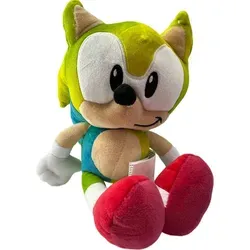 Sonic The Hedgehog - SEGA - Sonic Plüschtier 30 cm, Sonic Kuscheltier (Sonic Rainbow grün)