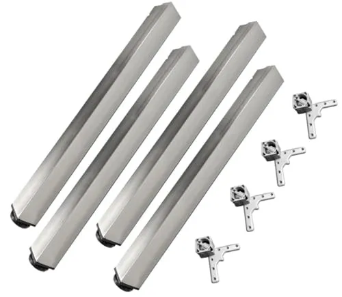 Tischbeine Silber von durante