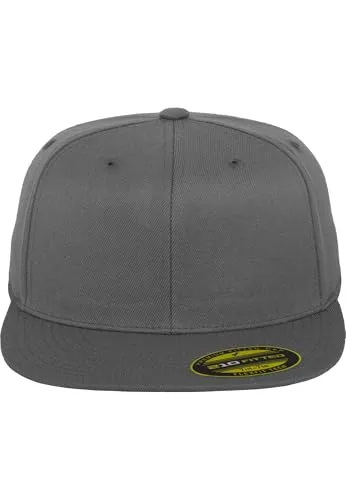 Flexfit Erwachsene Mütze Premium 210 Fitted, grau (Darkgrey), S/M
