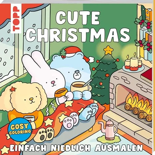 Cosy Coloring - Cute Christmas: Einfach niedlich ausmalen
