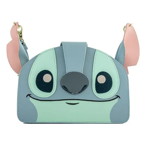 Disney by Loungefly Umhängetasche Lilo & Stitch Luau Cosplay - Ranzen, Taschen & Rucksäcke - Offiziell lizenzierte Umhängetasche aus 100% Kunstleder, perfekt für Fans von Lilo & Stitch und ideal für jeden Anlass.