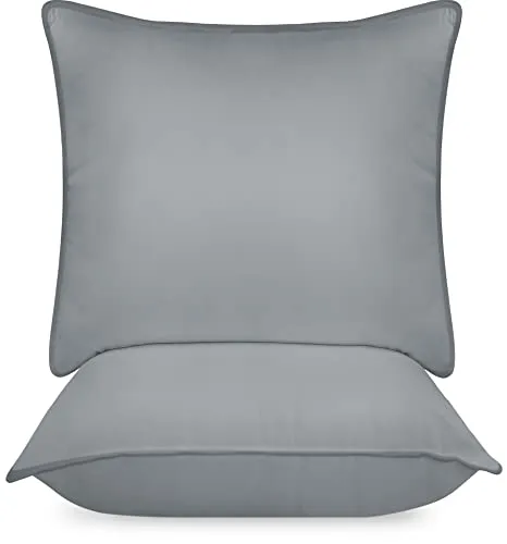 Kopfkissen Grau von Utopia Bedding