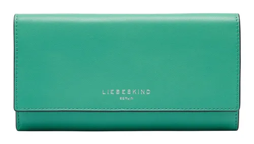 Liebeskind 405-Valentina-HILLA Tky Sheep-Jade - Damen-Geldbörse aus hochwertigem Lammleder mit elegantem Design und integriertem RFID-Schutz für sichere Aufbewahrung von Karten und Bargeld.