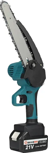 Zoll Akku Kettensäge 3000W Elektrokettensäge Mini Einhandsäge, inkl. 2 Akkus 8