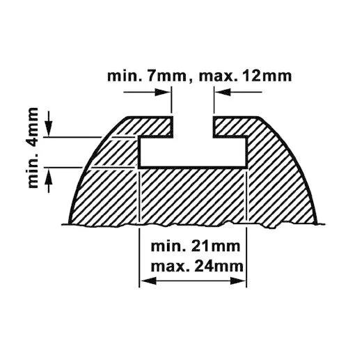 KAMEI Dachträger Adapter 05200310 - Zubehör für Gepäckträger und Dachboxen, aus leichtem Aluminium für optimale Stabilität und passend zu zahlreichen OE-Nummern.