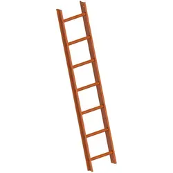 Layher 1051 Dachleiter kupferbraun 7 Sprossen von Layher