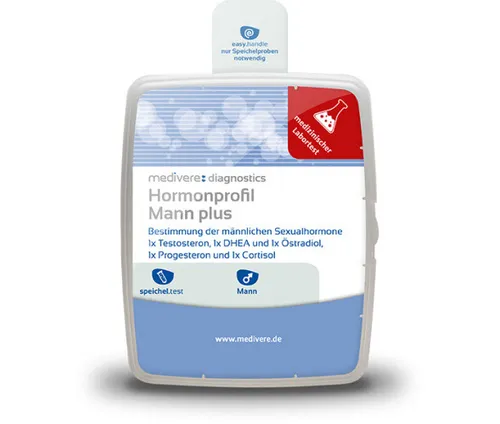 Hormone Mann plus Speicheltest - Funktionsjacke zur Hormonanalyse, inklusive Speicheltest für präzise Ergebnisse, einfach und bequem in Deutschland hergestellt.