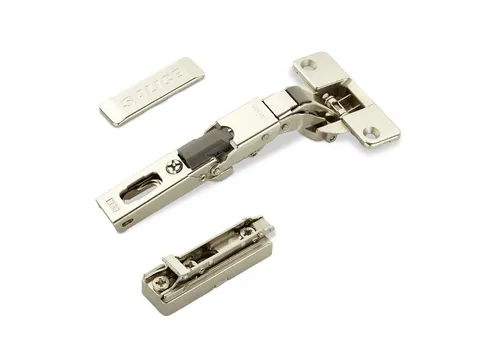 Salice Universalscharnier 110° Push-Open 2er Set - Praktisches 2er Set Universalscharnier für grifflose Möbeltüren. Mit innovativer Push-Open-Funktion und einfacher Montage. Ideal für Gehrungstüren und vielfältige Türanschläge.