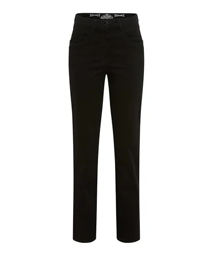 Raphaela by Brax Style Laura New Black 42K - Damen Jeanshose - Bequeme Damen Jeanshose in Dynamic Cotton-Qualität mit hochwertigem Baumwollsatin und super Slim Fit für eine moderne und gepflegte Optik.