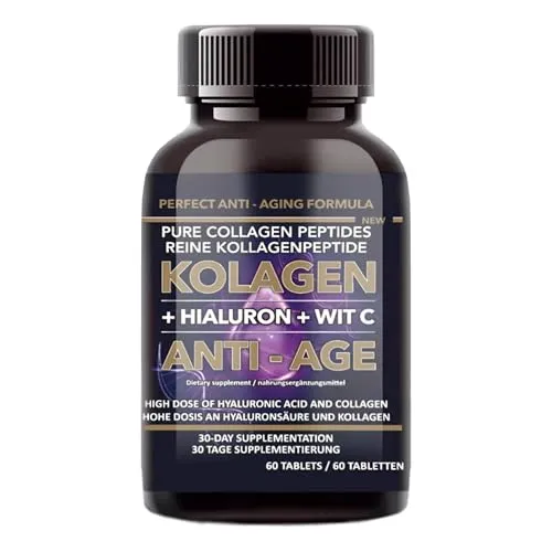 Intenson Anti-Age Kollagen + Hyaluronsäure + Vitamin C, 120 Tabletten