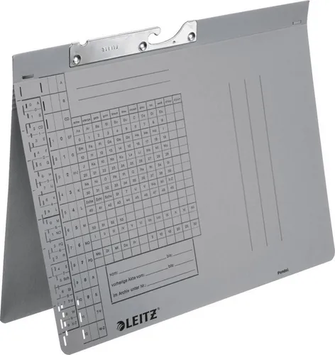 LEITZ Hefter Pendelhefter Combi A4 Amtsheftung grau Packung mit 50 Stück