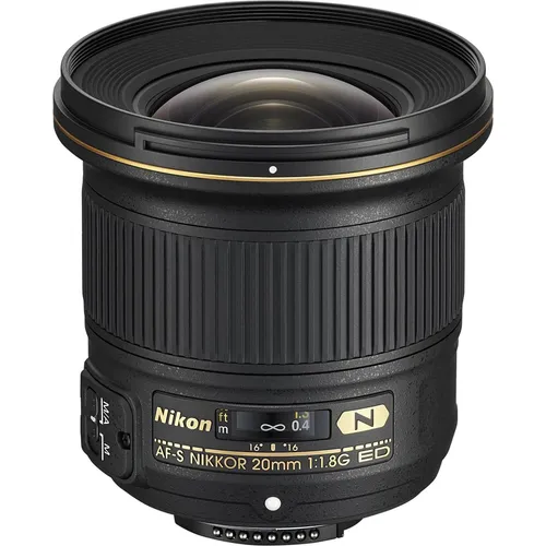 Produktbild Nikon AF-S Nikkor 20mm f/1.8G ED – Weitwinkelobjektiv für Vollformatkameras