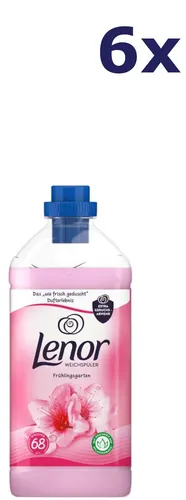 6x Lenor Weichspüler Spring Garden 68WL, 1,7 l von Lenor