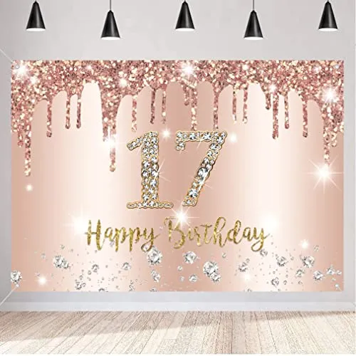 17. Geburtstag Mädchen Deko