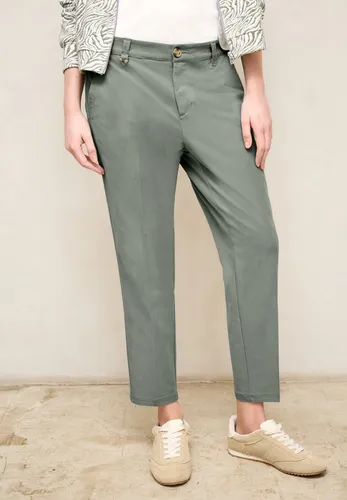 STREET ONE STUDIO Chinohose Middle Waist grün 40