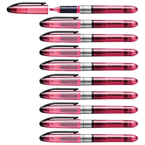 STABILO - Textmarker - NAVIGATOR - 10er Pack - pink