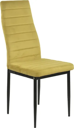 Stuhl Memphis Velvet in orange von HTI-Line