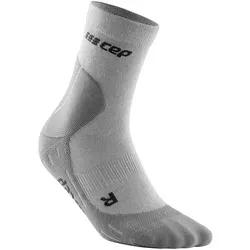 CEP Cold Weather Mid Cut Damen Laufsocken grau - Gr. 40-43 - Sportsocken mit innovativer Materialmischung für warme, trockene Füße. Medi Kompression stabilisiert Gelenke und reduziert Verletzungsrisiko. Perfekte Passform für hohen Tragekomfort.