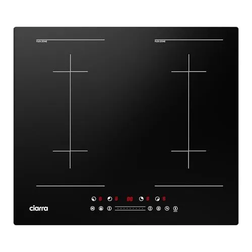 CIARRA CBBIH4BFF Induktionskochfeld 4 Zonen mit Power Booster