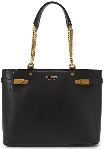 GUESS Zadie Logo Tragetasche Damen Tasche Schwarz in schwarz von GUESS