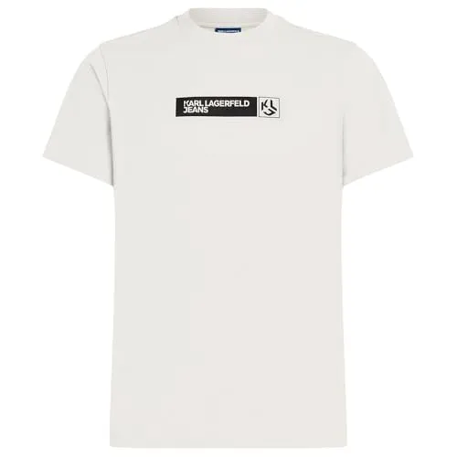 Karl Lagerfeld Jeans Herren Slim Graphic T-Shirt White M