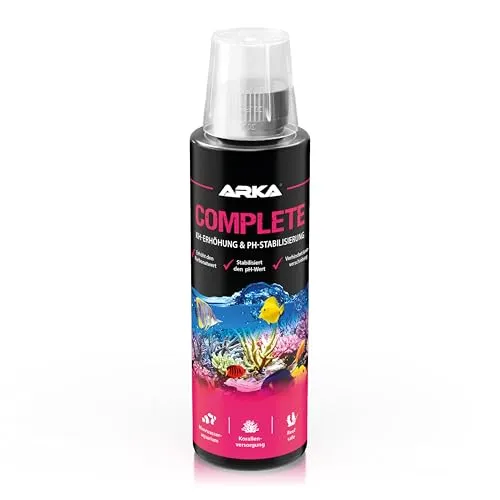 ARKA Complete - 236 ml - KH-Erhöhung und pH-Stabilisierung für Meerwasseraquarien, unterstützt EIN stabiles und gesundes Korallenwachstum.