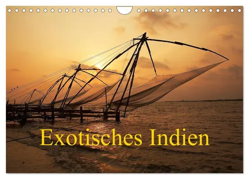Exotisches Indien (Wandkalender 2026) - Reise-Kalender im DIN A4 Querformat mit beeindruckenden Bildern Indiens. Entdecken Sie Kultur und Landschaft mit diesem hochwertigen Monatskalender.
