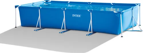 INTEX Frame Pool Set rechteckig 450 x 220 x 84 cm