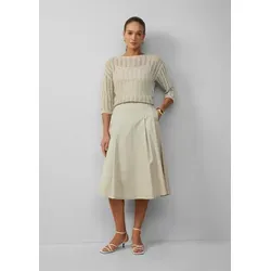 s.Oliver BLACK LABEL A-Linien-Rock im Relaxed Fit in beige von s.Oliver