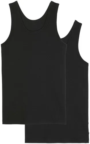 Marc O'Polo Muscleshirt Iconic Rib (2er Pack) - Rundhalsshirts mit körpernahem Schnitt, elastischer Stretch-Qualität für optimalen Tragekomfort und vielseitige Kombinierbarkeit für lässige Freizeitlooks.