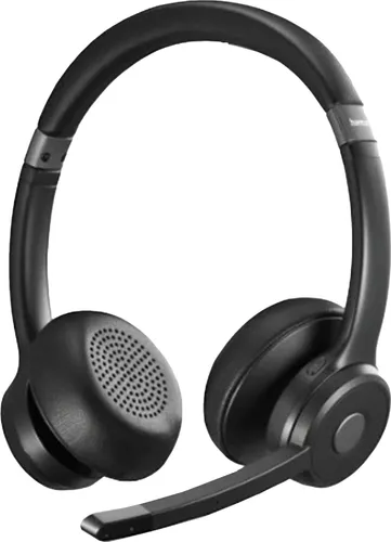 Hama Bluetooth-Headset BT700 - Kabelloses Office-Headset mit 45 Stunden Akkulaufzeit, Multi-Device-kompatibel und flexiblem Mikrofonarm für freihändiges Arbeiten