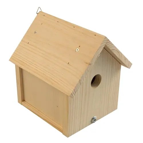 Windhager Bausatz Vogelhaus Nistkasten zum Selbstbauen - Vogelhäuser: DIY-Bausatz aus Holz für kreative Naturliebhaber, ideal für die Vogelbeobachtung im eigenen Garten.