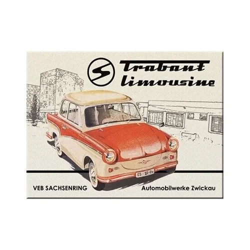 Trabant Trabi Limousine Magnet Souvenir Kühlschrank Fridge 8 cm