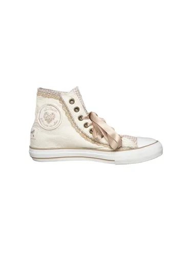 KRÜGER MADL High-Top Trachten Sneaker 4122-2 creme beige, Gr. 37 - 41