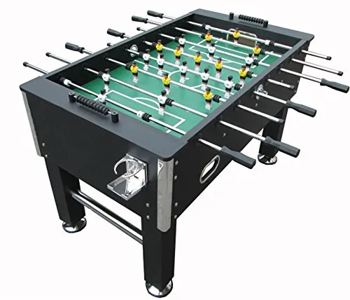 Simba SRL Profi Tischfußball Leeds Kicker - Tischfußballtisch aus robustem MDF Holz, ideal für spannende Spiele mit Freunden. Mit einem Gewicht von 60 kg bietet er Stabilität und Langlebigkeit.
