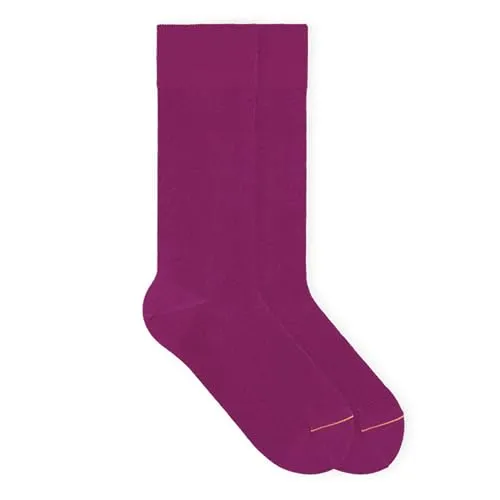 von Jungfeld - 1 Paar Classic Socken für Damen & Herren Gr. 39-46 - Hochwertige Socken aus Bio-Baumwolle in verschiedenen Farben (DE/NL/SE/PL, Numerisch, 36, 40, Regular, Regular, Deep Magenta)