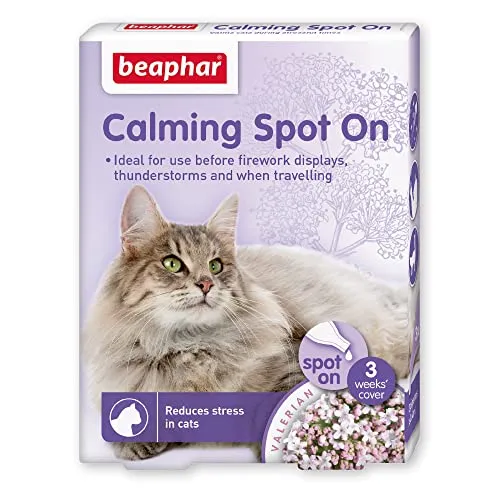 Beaphar Uk 22110/3867 Beaphar Calming Spot On for Cats (3 Pipettes)