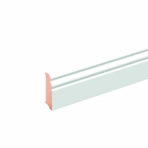 Neuhofer Fußleiste 240 cm x 70 x 16 mm weiß von FN Neuhofer