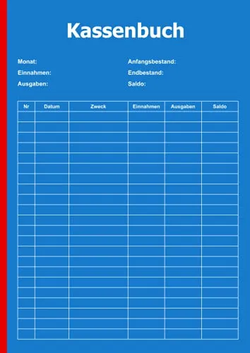 Kassenbuch für Kleinunternehmer und Selbstständige