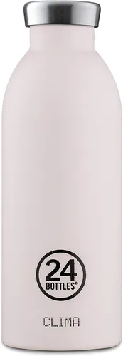 24Bottles Clima Trinkflasche 500 ml - Edelstahl Trinkflasche für den täglichen Gebrauch, wiederverwendbar und stilvoll in Stone Gravity. Ideal für Sport und unterwegs!