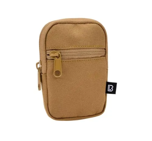 Brandit Key Pouch - Schlüsselanhänger in camel, mit elastischem Band und Karabiner für sicheren Halt, ideal für unterwegs