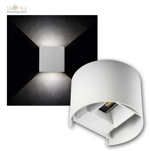 Trio Leuchten LED Außenleuchte Colorado 228460242 - Hochwertige LED Außen Wandleuchte aus robustem Aluminium-Druckguss in Anthrazit. Mit energiesparenden 2x 3 Watt LEDs, IP54 Schutz und warmweißem Licht für stilvolle Akzente im Außenbereich.